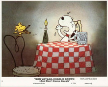 Bon Voyage Charlie Brown original 8x10 inch lobby card Snoopy Woodstock funny