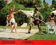 For Your Eyes Only original 8x10 inch lobby card Roger Moore fight scene