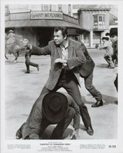 Gunfight at Comanche Creek original 1963 8x10 photo Audie Murphy fires gun