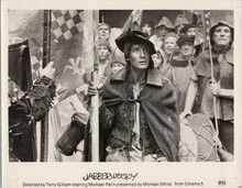 Jabberwocky original 8x10 photo Michael Palin holding flag