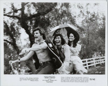 Josie's Castle 1972 original 8x10 photo George Takei Tom Fielding ride bike