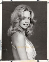 Goldie Hawn original 1970's 7x9 photo cute pose some slight wear on surface