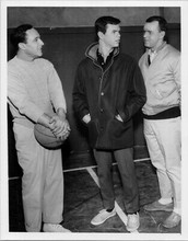 Going My Way TV series 1962 original 7x9 photo Gene Kelly on set holds basketbal