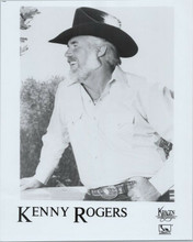 Kenny Rogers original 8x10 record company promotional photograph in stetson