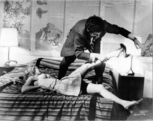 I Love My Wife original 8x10 inch photo Elliott Gould undresses Angel Tompkins