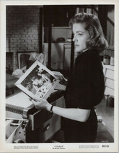 Lauren Bacall original re-release 1962 8x10 photo Cobweb holding photo frame