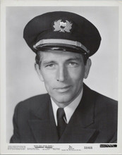 Michael Rennie original 1953 8x10 photo in uniform Dangerous Crossing