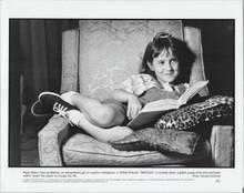 Mara Wilson original 1996 8x10 photo relaxing on chair Matilda