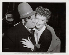 Lou Costello Eve Arden original 1945 8x10 photo on movie set together