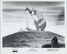 Song Of The South original 1972 8x10 photo Br'er Bear Br;er Fox in woods