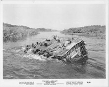 Mister Moses original 8x10 inch photo Robert mitchum on sinking vehicle in river