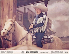 Myra Breckinridge original 8x10 lobby card John Huston on horseback
