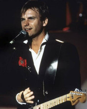 Sting in concert with guitar circa 1980 8x10 inch photo