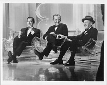 Milton Berle Bing Crosby Jimmy Durante sat in chairs 1968 original 7x9 TV photo