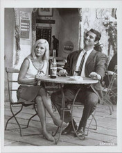 Monkey's Go Home 1967 original 8x10 photo Yvette Mimieux Dean Jones at cafe