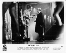 Mona Lisa 1986 original 8x10 inch photo Michael Caine confronts Bob Hoskins