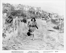 Monkey in Winter 1963 original 8x10 inch photo Suzanne Flon in Deauville town