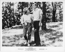 Nashville Rebel Mary Frann Waylon Jennings walk in woods original 8x10 photo