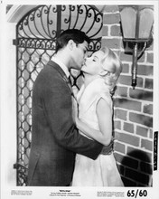 Sylvia 1965 8x10 original photo Carroll Baker George Maharis passionate kiss