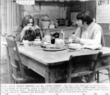 Straw Dogs original 8x10 inch photo Susan George Dustin Hoffman at dining table