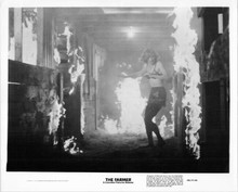 The Farmer 1977 original 8x10 inch photo Angel Tompkins in barn fire