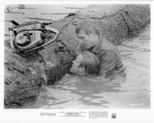 Never Give an Inch original 8x10 inch photo Paul Newman Michael Sarrazin river