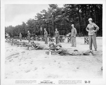 Never Wave at a WAC 8x10 inch original photo Rosalind Russell on firing range