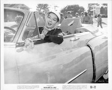 Never Wave at a WAC 8x10 inch original photo Rosalind Russell in convertable