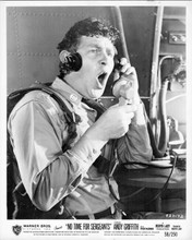No Time For Sergeants 8x10 inch original photo Andy Griffith on radio