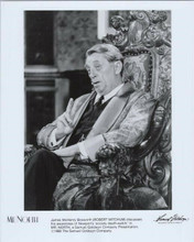 Robert Mitchum original 8x10 photo Mr North seated in chair