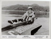 Pat Boone sits in canoe original 8x10 photo 1962 Bernadine