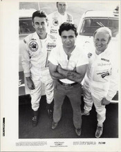 Robert Blake 1971 original 8x10 photo standing with drivers from Corky