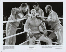 Rocky IV original 1985 8x10 photo Dolph Lundgren as Drago between rounds