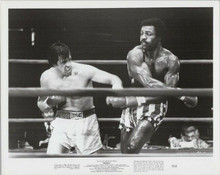 Rocky original 1977 8x10 photo Carl Weathers battling Sylvester Stallone in ring