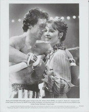 Rocky III original 1982 8x10 photo Sylvester Stallone Talia Shire ringside