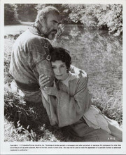 Robin and Marian 1975 original 8x10 photo Sean Connery Audrey Hepburn by river