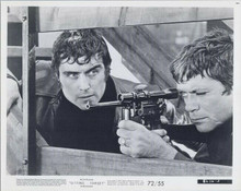Sitting Target original 1972 8x10 photo Oliver Reed takes aim Ian McShane