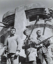 Tobruk 1966 original 8x10 photo George Peppard Rock Hudson Nigel Green