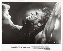 The Sword and the Sorcerer 1982 original 8x10 photo Lee Horsley in fight scene