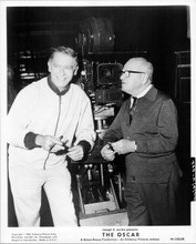 The Oscar 1965 Milton Berle on set with unidentified man 8x10 original photo