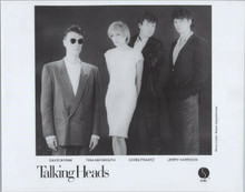 Talking Heads original Sire Records 8x10 photo Tina David Chris & Jerry