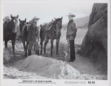 The Doolins of Oklahoma original re-release 1955 8x10 photo Randolph Scott horse