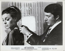 The Graduate original 1972 re-release 8x10 photo Dustin Hoffman Anne Bancroft