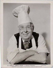 S.Z. Sakall 1940 original 8x10 photo portrait in chef hat Spring Parade