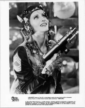 Tank Girl 1994 8x10 inch original photo Lori Petty holds big gun