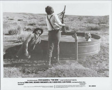 Tom Horn original 1980 8x10 photo Steve McQueen hits man with rifle