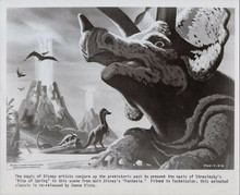 Walt Disney's Fantasia original 1970's re-release 8x10 photo prehistoric monster