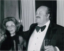 William Conrad original press photo in tuxedo with his wife