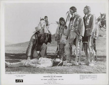 Westward Ho The Wagons original 1957 8x10 photo Fess Parker in scene Indians