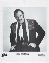 Slim Whitman original 8x10 publicity photograph Epic Records 1980's